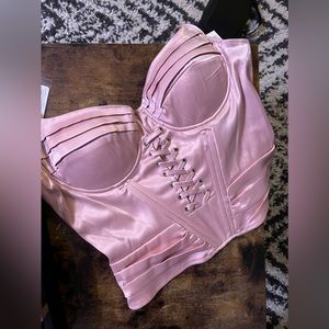 NWT Akira Blush Corset Top